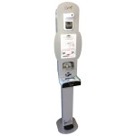 Spice Totem Gel Premium CT by MAPA - totem porta dispenser gel disinfettante mani con termometro istantaneo a infrarossi