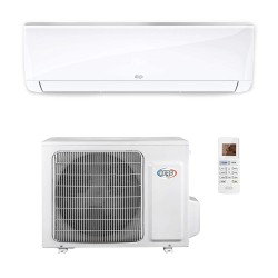 ARGO Ecowall 24 Climatizzatore Fisso, DC Inverter, senza WiFi, con pompa di calore, Bianco, 24000 BTU/h