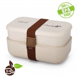 Spice Amarillo Bio Duo Scaldavivande Bento box schiscetta portatile portavivande termico materiale ecologico naturale BPA free