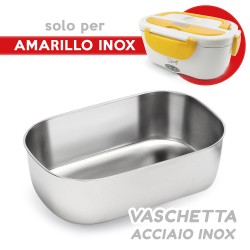 Spice Vaschetta di ricambio Acciaio Inox per Amarillo Inox scaldavivande elettrico schiscetta box portavivande termico