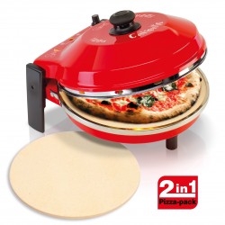 Spice Set Forno Pizza Caliente 400 gradi resistenza circolare 1200 W Garanzia Italia 2 anni + seconda Pietra Refrattaria ricambio
